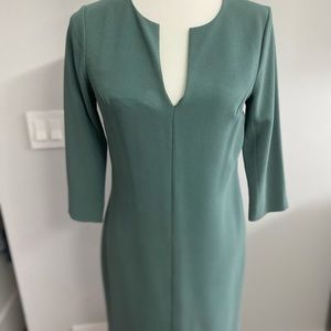 Teal dress DVF